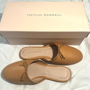 NEW Loeffler Randall Paola Caramel Ballet Mule, with box